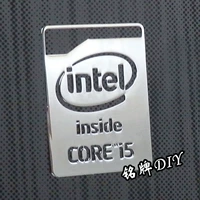 Intel Core I5 ​​металлическая наклейка логотип компьютерная книжка метка маркировки шасси