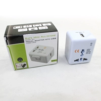Global Global Travel Power Converter Socket Travel Travel Travel Mini Plug USB European Standard US Label