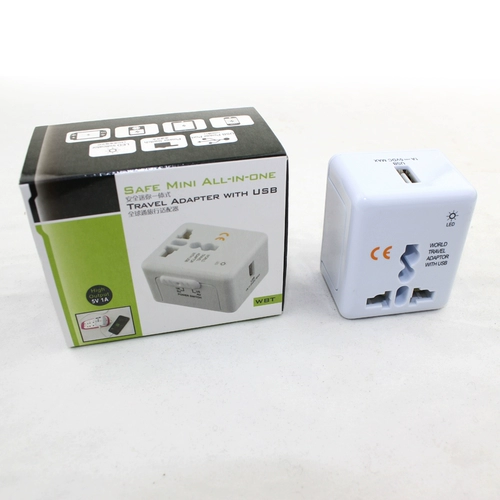 Global Global Travel Power Converter Socket Travel Travel Travel Mini Plug USB European Standard US Label