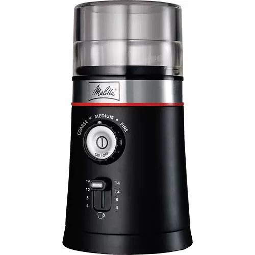Импорт Melitta -coffee Grinder -Black 80391 Coffee Moou Machine