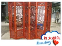 Ming và Qing cửa sổ cổ hiên phân vùng đồ nội thất tùy chỉnh bán buôn boutique khắc gỗ màn hình duy nhất 6 màn hình đặc biệt bình phong
