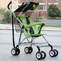 Сверхлегкая складная детская коляска с фарой с зонтиком для автомобиля