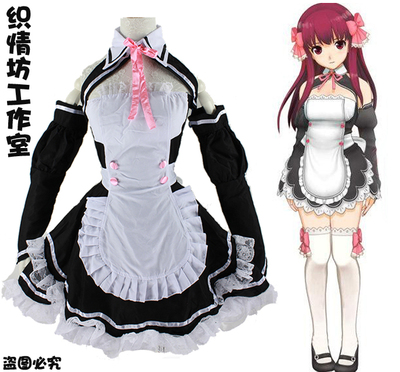 taobao agent [Spot] Dream Club Dream Club Linen Women's Anime Cosplay Maid