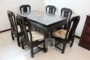 Bàn ăn gỗ gụ bàn ghế gỗ đàn hương màu tím nhạt Bàn ăn hình chữ nhật phong cách Trung Quốc phòng khách kết hợp bàn ăn chạm khắc - Bộ đồ nội thất nội thất hiện đại