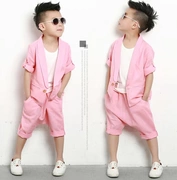 Quần áo chụp ảnh trẻ em Phiên bản tiếng Hàn mới 6-7 tuổi Studio nghệ thuật mô hình Quần áo trẻ em phù hợp với ảnh bé trai - Khác