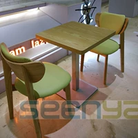 Корейская простота западный ресторан и стул кофейня для молока чайный столик стул Стул дерево повседневное десертное магазин обеденный стол и комбинация стула