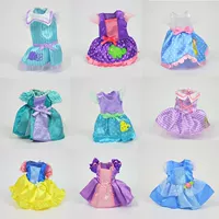 Chính hãng số lượng lớn nhỏ disney salon búp bê Aisha anna công chúa trang phục phụ kiện giày 16cm búp bê búp bê dễ thương