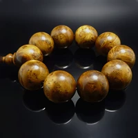 Корневые резьбы Вэньвана из грецких орехов, конопля красного дерева, рубца корня, водопроводная растрата 25 мм браслет -крикет мужская модель 03