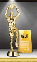 Индивидуальные тропии Golden Eagle Little Golden Man Basketball Singing Dancing Dana River Competition NBA Award Sports Doll Football Маленький мужчина
