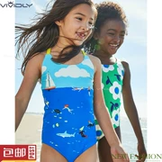 Áo tắm dành cho bé gái MiniBoden Bộ đồ bơi một mảnh mùa xuân mới - Đồ bơi trẻ em