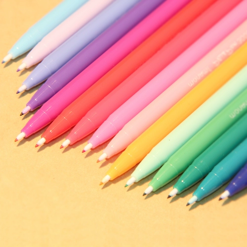 Свежая ручка-роллер, ручка на водной основе, акварель, мелки, Южная Корея