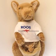 Đích thực Mỹ KangaROOS mẹ và con kangaroo động vật mô phỏng plush vải đồ chơi búp bê món quà của trẻ em
