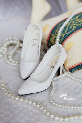 taobao agent 【C.L.S.】 1/3bjd-SD16/DD/DDDDDY OL Wind high-heeled shoes-lace white