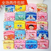 Doraemon kitty viên pooh giai điệu dễ thương phim hoạt hình đồng xu ví thẻ ví nữ