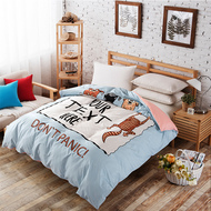 Cotton Bắc Âu đơn giản thông gió thẻ đôi quilt mảnh duy nhất duy nhất cao đẳng ký túc xá cotton quilt cover bộ đồ giường