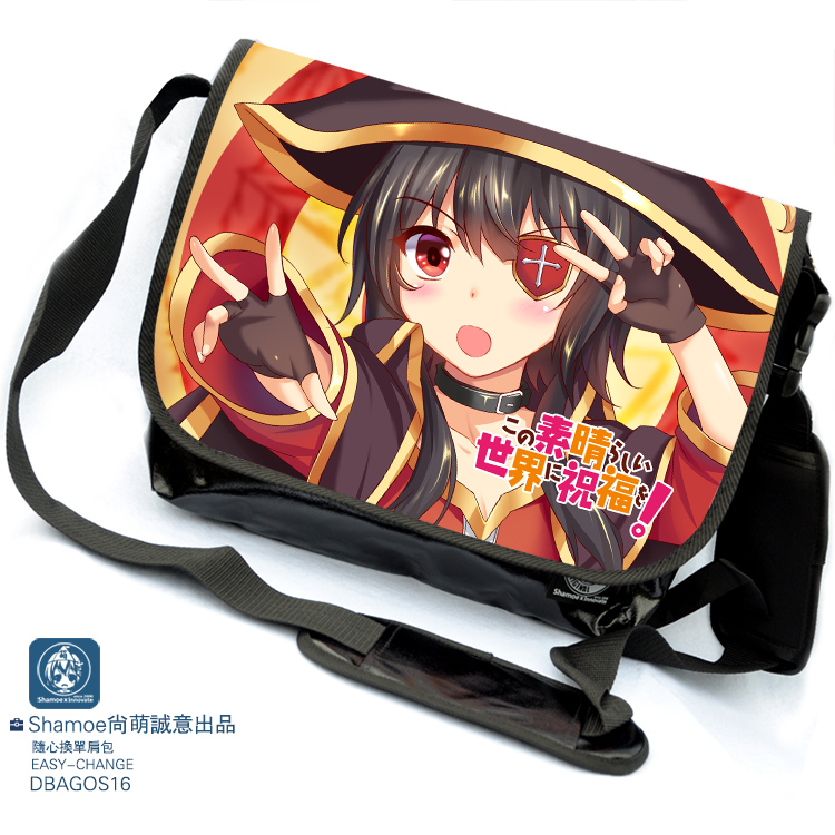 Anime KonoSuba Megumin Cosplay Shoulder Bags Messenger Bag Satchel