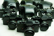 MD miệng mòng biển mòng biển DF-2 phim máy ảnh SLR với 50 1.8 ống kính 135 phim
