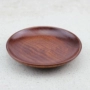 Gỗ táo tàu nhỏ tự nhiên, đĩa gỗ nhỏ, đĩa gỗ, đĩa gỗ, đĩa gỗ nhỏ thân thiện với môi trường, đường kính nhỏ 11,8cm - Tấm khay tra go