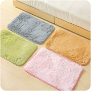 Hộ gia đình non-slip mat mềm mat phòng tắm phòng ngủ màu rắn pad chân E294 phòng tắm hình chữ nhật thấm mat