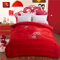 Одеяло, чай улун Да Хун Пао, утепленные удерживающие тепло красные свадебные туфли, 2м