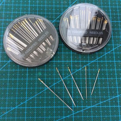 taobao agent 30 exit hand sewing gold tail needle box discs Bjd baby clothes Blythe hand sewing needle 5mm 6mm buckle needle