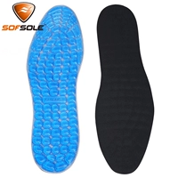 SOFSOLE Shufu tốc độ đàn ông và phụ nữ mô hình 2CUSHIONINGGEL đệm lót thể thao thoáng khí hiện đang miếng lót mũi giày silicon