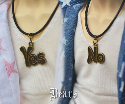 taobao agent ◆ Bears ◆ BJD accessories A028 yes or no ~ CP necklace 1/3 & Uncle
