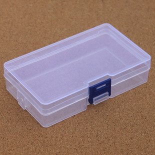 プラスチック製の透明な収納ボックス独立したスペース白い環境保護ボックス多目的カードホルダー会員カード名刺ボックスロックボックス