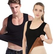 Ấm vest phụ nữ cộng với nhung dày của nam giới ấm áo khoác bông thêm kích thước lớn tight-fitting slim trung niên lỏng vest