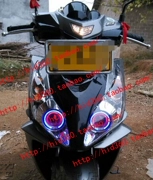 Wuyang Honda - Machete Double Light Lens Angel Eye Devil Eye Xenon Light Đèn pha Refit Đèn mắt cá - Đèn HID xe máy