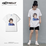 2018 mới mùa hè nam ngắn tay T-Shirt vòng cổ nửa tay áo những người yêu thích mặc áo khoác hip-hop nam mùa hè ăn mặc