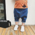 Trai denim cắt quần 2018 mùa hè Hàn Quốc phiên bản của quần áo trẻ em bé kéo 裆 haren quần trẻ em đàn hồi quần short denim Quần jean