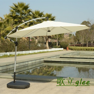 Trượt ô 3 m sắt nhôm chuối ô UV ô dù ngoài trời dù che vườn đồ nội thất ô