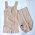 Micro-kinh doanh với sau sinh corset chia phù hợp với cho con bú giảm béo eo cao đồ lót đơn giản thường xuyên không tay Corset hai mảnh