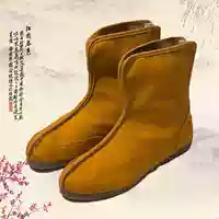 Chính thức khởi động Mông Cổ khởi động của nam giới giày phong cách Trung Quốc mùa xuân giày thường của phụ nữ Martin khởi động trong retro gió quốc gia giày bông giầy nam cao cổ