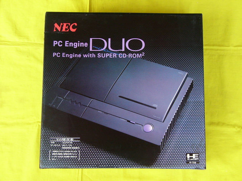 本体の新品はセカンドダイヤルNEC PCE DUOと同じで、ゲーム機の本体箱は全く問題ありません。
