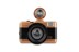 LOMO retro máy ảnh fisheye thế hệ thứ hai Fisheye Số 2 màu đồng Copper2015 siêu góc rộng khối lượng vận chuyển LOMO