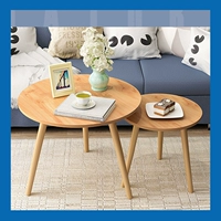 Phòng khách side corner sofa bàn cà phê đơn giản hiện đại bàn tròn tam giác bảng ngắn lắp ráp đơn giản một số loại bàn phòng khách