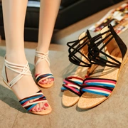 Giày nữ mùa hè Căn hộ giày nữ dép sandal đế bằng