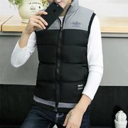 Mùa thu và mùa đông thể thao vest nam thanh niên thanh niên bánh mì dày vest vest bông coat MY03-P50