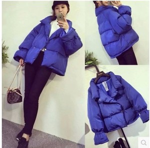 Chống mùa giải phóng mặt bằng cotton xuống dịch vụ bánh mì ngắn 2016 mùa thu và mùa đông Hàn Quốc phiên bản của cổ áo bông nhỏ quần áo của phụ nữ mỏng bông áo khoác