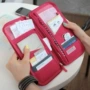 Hàn quốc đa chức năng hộ chiếu gói dài hộ chiếu du lịch gói tài liệu gói vé gói lưu trữ gói thẻ cho nam giới và phụ nữ túi đựng giấy tờ tùy thân