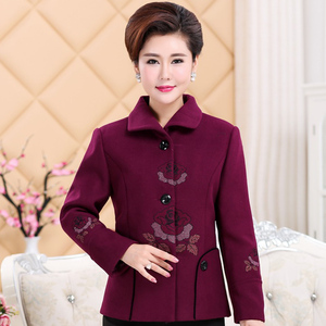 Trung và cũ tuổi áo len nữ ngắn bà ngoại nạp ông già áo len dày mẹ áo khoác mùa đông