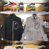 Chính hãng Nike áo khoác nam 2018 mùa xuân mới thể thao áo gió thường đứng cổ áo jacket 885930-010-072 ao khoac the thao