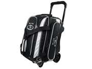 New Elite Elite 1680 bánh xe lớn đôi bóng xe đẩy túi Bowling Bag Bowling Bag ~ bạc đen