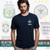 Cộng với chất béo XL nam chất béo 2018 World Cup T-Shirt ngắn tay lỏng Ingra Đức Argentina người hâm mộ Cực lớn