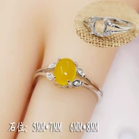Обручальное кольцо, инкрустация камня, драгоценный камень для кольца, серебро 925 пробы, простой и элегантный дизайн
