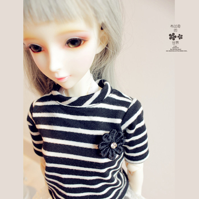 taobao agent [Branci] BJD, SD doll clothing 3 -point striped set (dismantled buy)