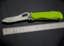 H12 ngoài trời công cụ đa chức năng thép không gỉ saber lĩnh vực du lịch gấp công cụ huỳnh quang màu xanh lá cây - Công cụ Knift / công cụ đa mục đích dao da nang