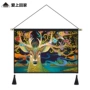 Phong Thủy Nhật Bản-phong cách tấm thảm bức tranh tường mét hộp bìa vải vải sơn phòng khách cạnh giường treo tường trang trí frameless sơn thảm trang trí sofa